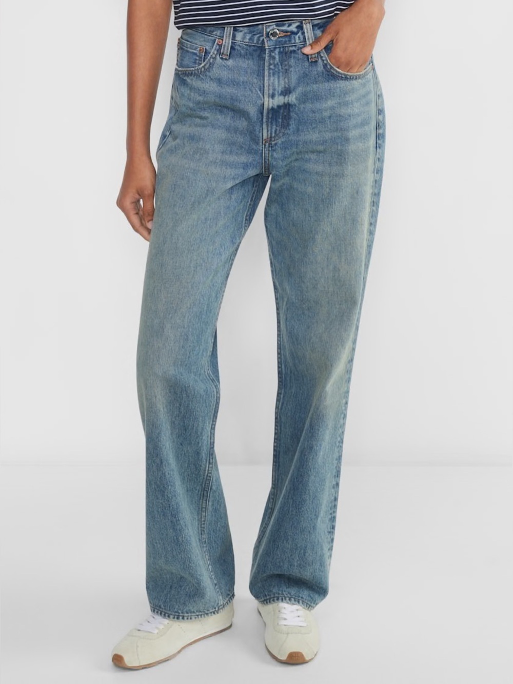 Artizia denim forum 90s iggy lo baggy into the blue light jeans size 31 NWT